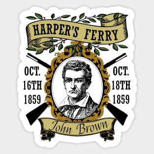 Harpers Ferry Raid Memorial - John Brown, Abolitionist, American History Sticker